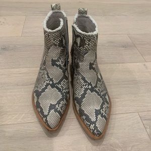 Dolce Vita animal print booties